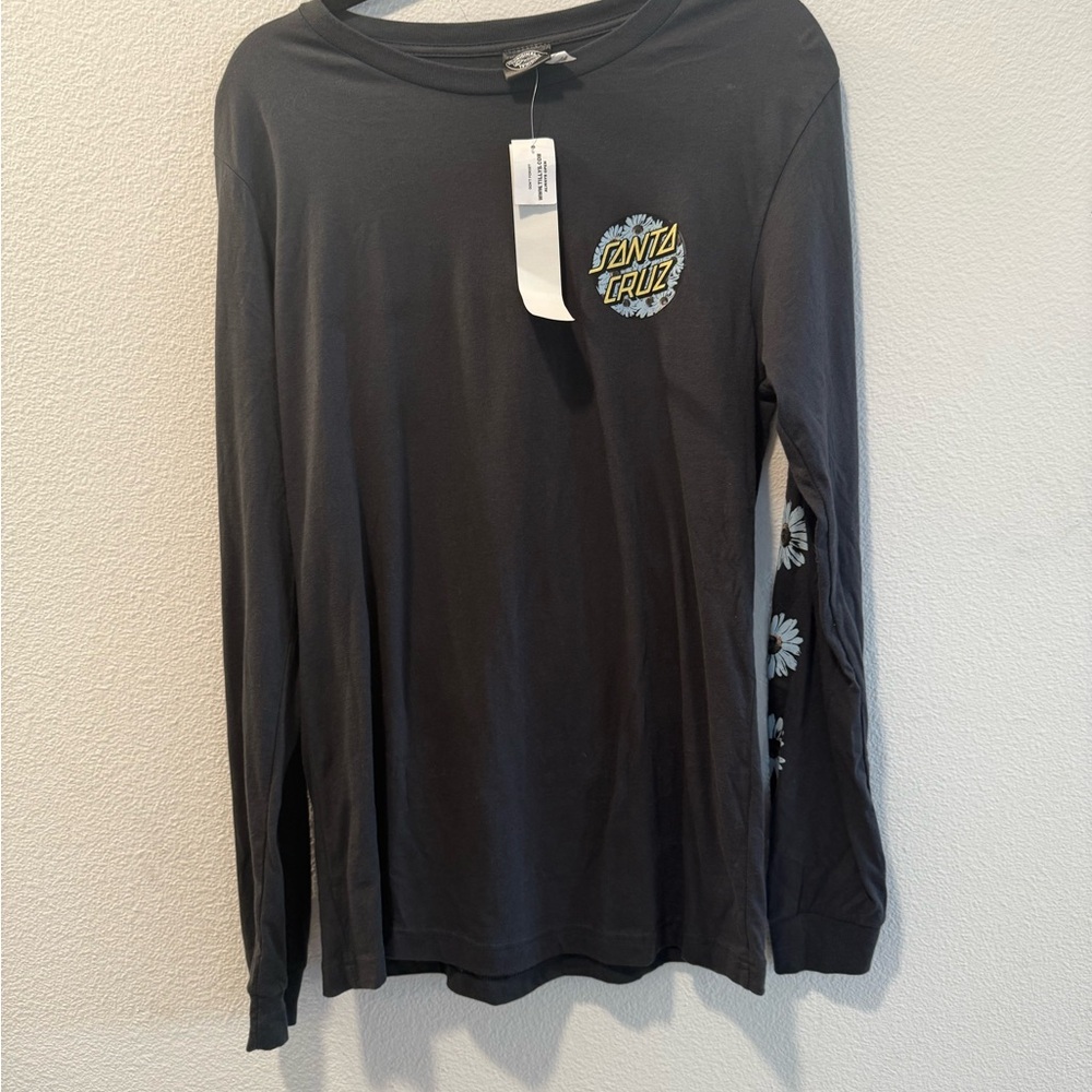 Santa Cruz Black Crew Neck Shirt